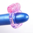 Секс-игрушки кольцо на член Искусственный Мужской пенис Силиконовое вибрационное кольцо кристальная бабочка для мужчин пар взрослые 18 мужчин