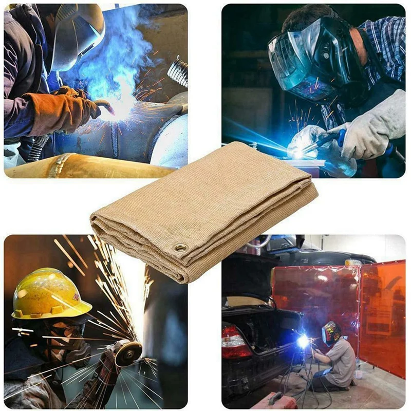 

Camping Fireproof Cloth Barbecue Heat Insulation Pad for Outdoors Camping Picnic Barbecue