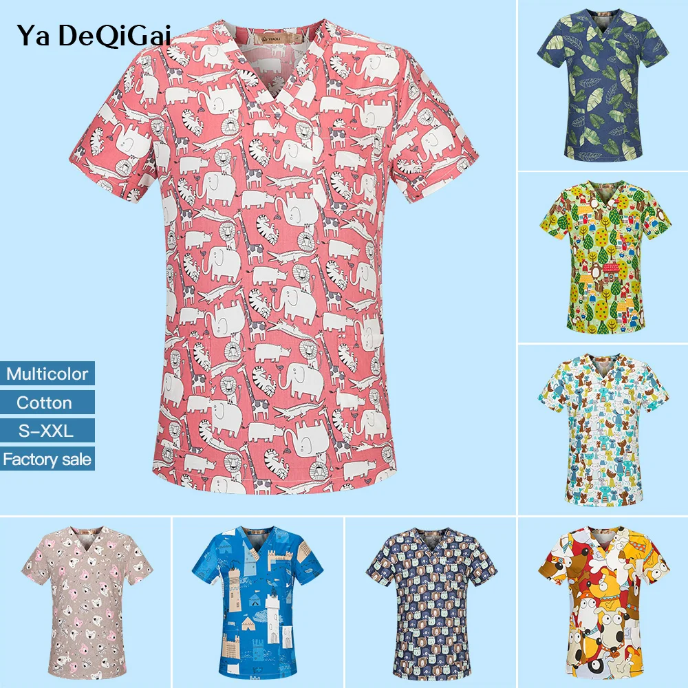 Высококачественные скрабы для женщин униформа домашних животных Клубные топы