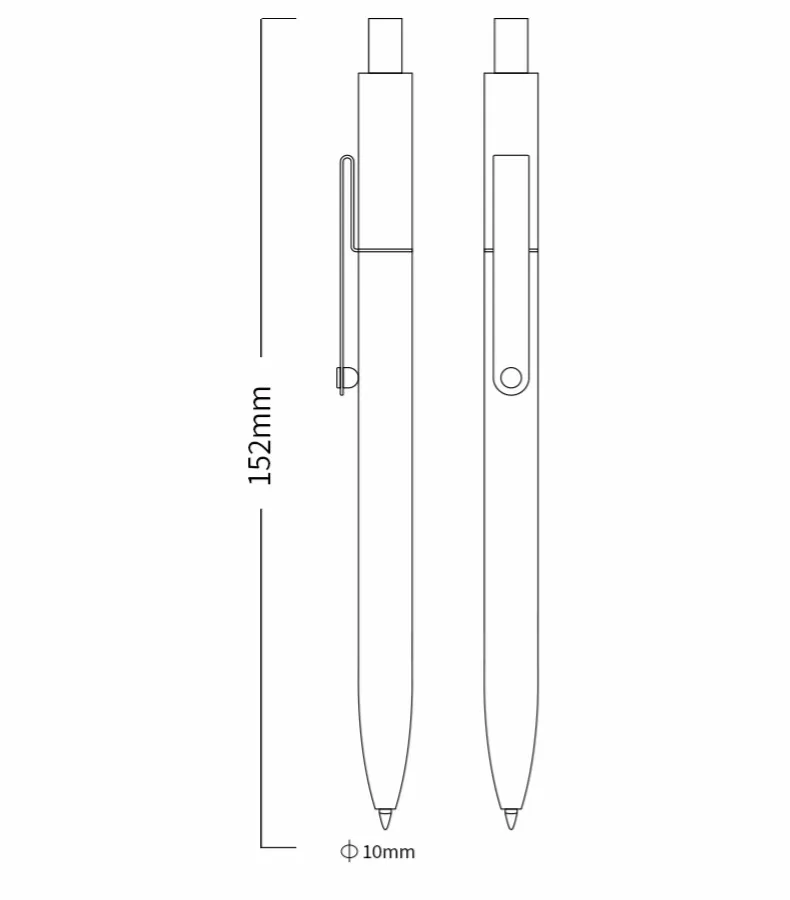 Xiaomi mi ручка KACO mi DOT гелевая ручка простая одноцветная 0,5 мм офисная Студенческая Ручка гелевая черные чернила для ручки школьные офисные принадлежности