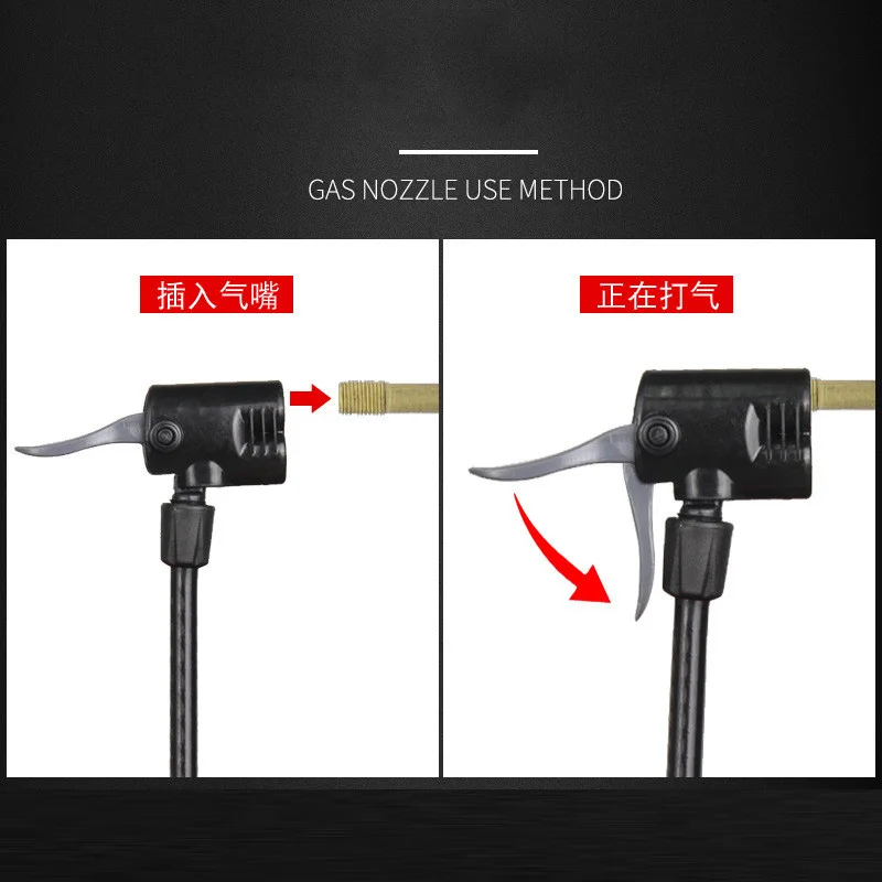 Велосипедный мини насос с активированным полом для езды на горном велосипеде