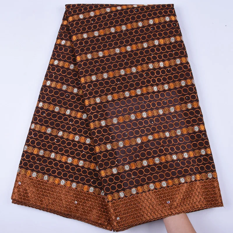 Швейцарская вуаль кружево 100% хлопок нигерийская кружевная ткань Африканская