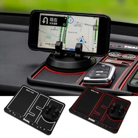anti skid mat multi function vehicle 360 degree rotating mobile phone holder storage number plate four in one non slip mat