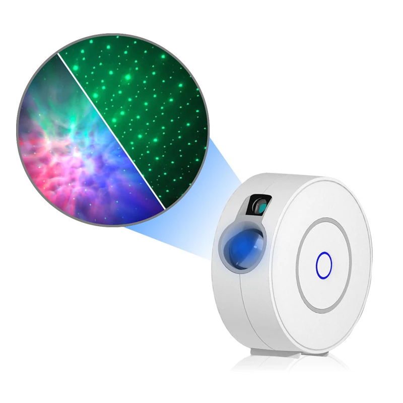 Tuya Smart Проектор звездного неба Wi-Fi лазерный проектор развевающиеся Ночной