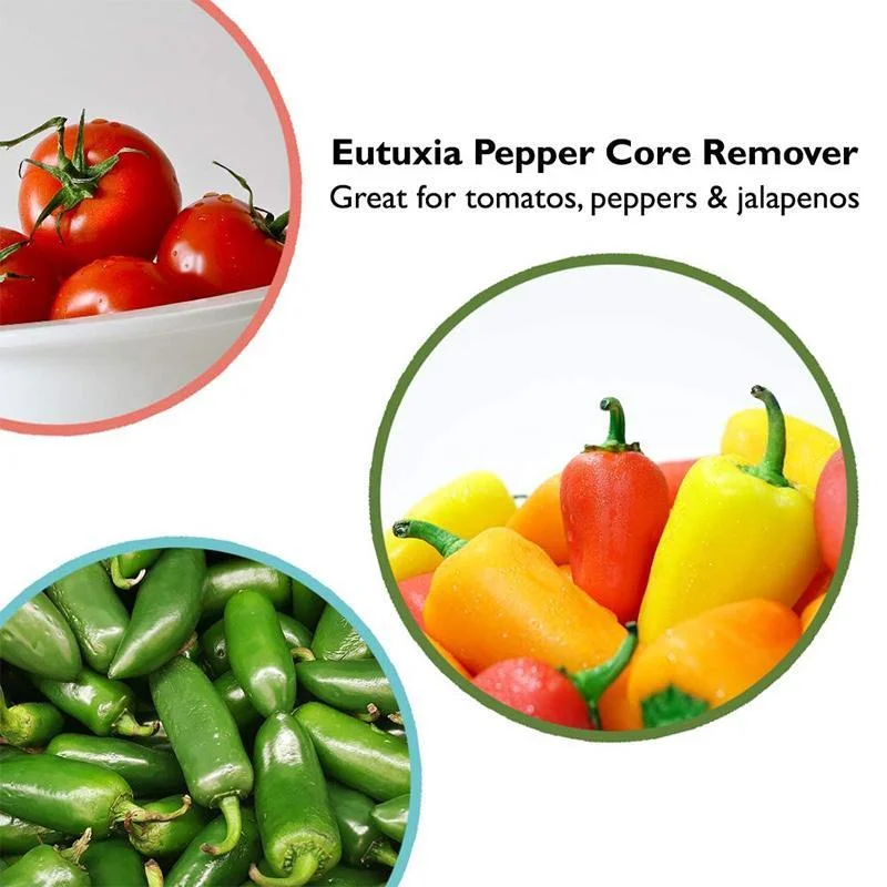 

Chili Corer Peppers Seed Remover Jalapeno Corer Pepper Seed Remover Popper Maker Stainless Steel Gadgets