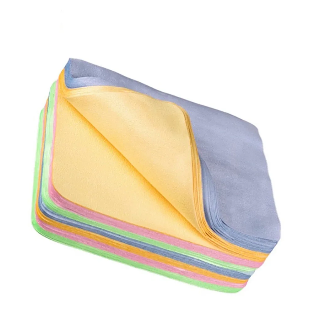 5 шт./лот высокое качество замши очки Очиститель 150*175 мм ткань из микрофибры для