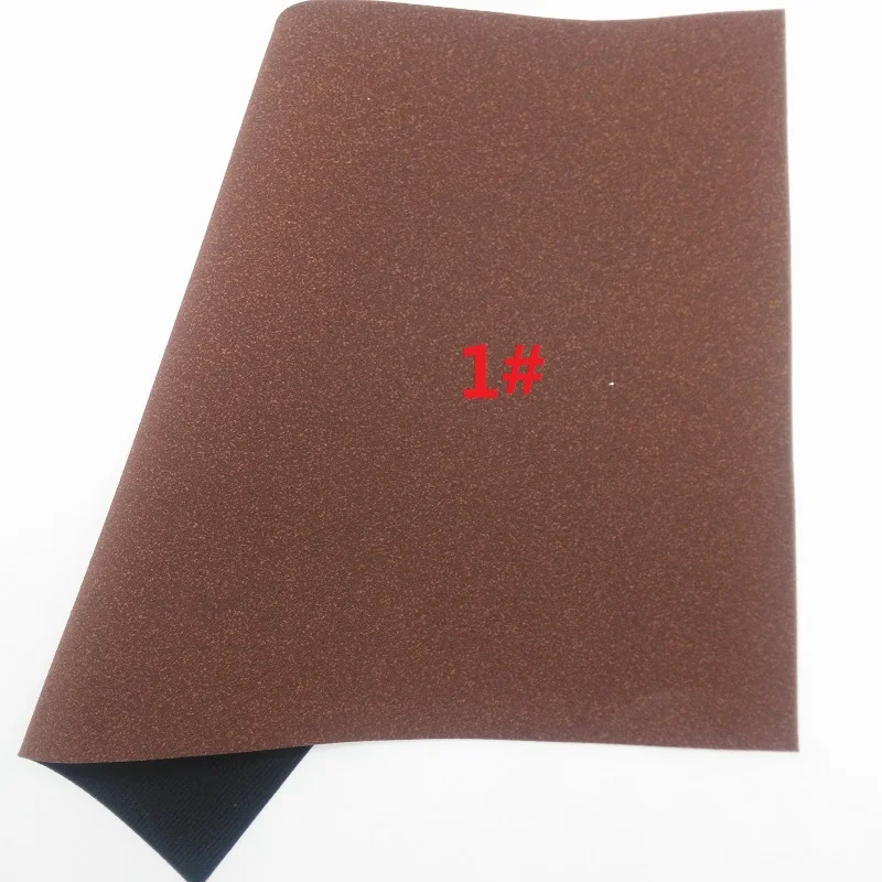 Тканевая ткань с коричневыми блестками тканевая из искусственной кожи листы