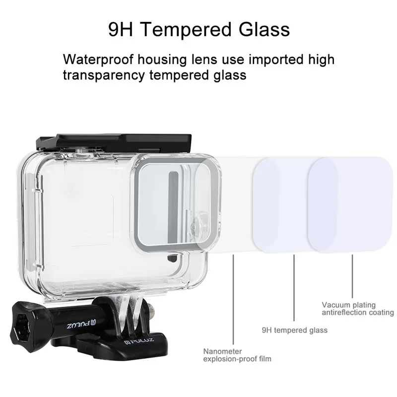 Черный чехол для дайвинга GoPro HERO8 глубина 60 м корпус подводной съемки Gopro Hero 8