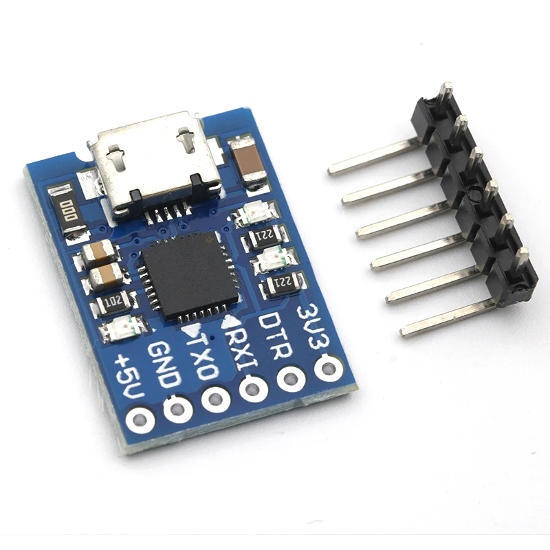 CP2102 MICRO USB для UART ttl модуль 6Pin последовательный преобразователь STC Замена