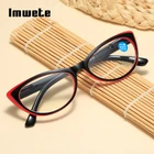 Imwete модные очки кошачий глаз с защитой от синего света для мужчин и женщин, очки для чтения, классические очки для дальнозоркости + 100 150 200 250 300 350