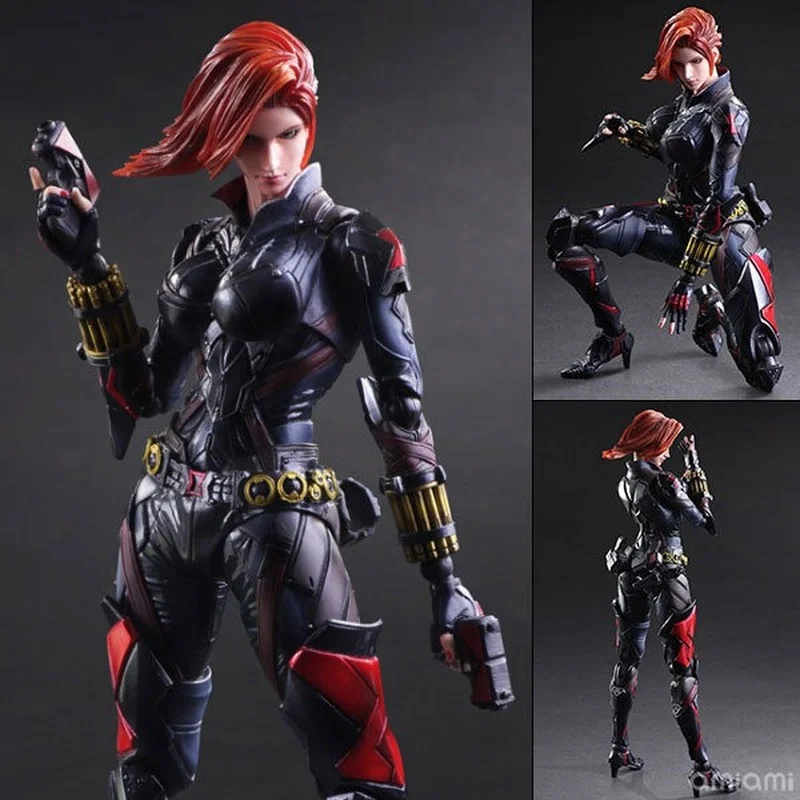 

27cm Black Widow Avengers Age of Ultron Infinity War Natasha Romanoff PVC Action Figure Collectible Model Toy