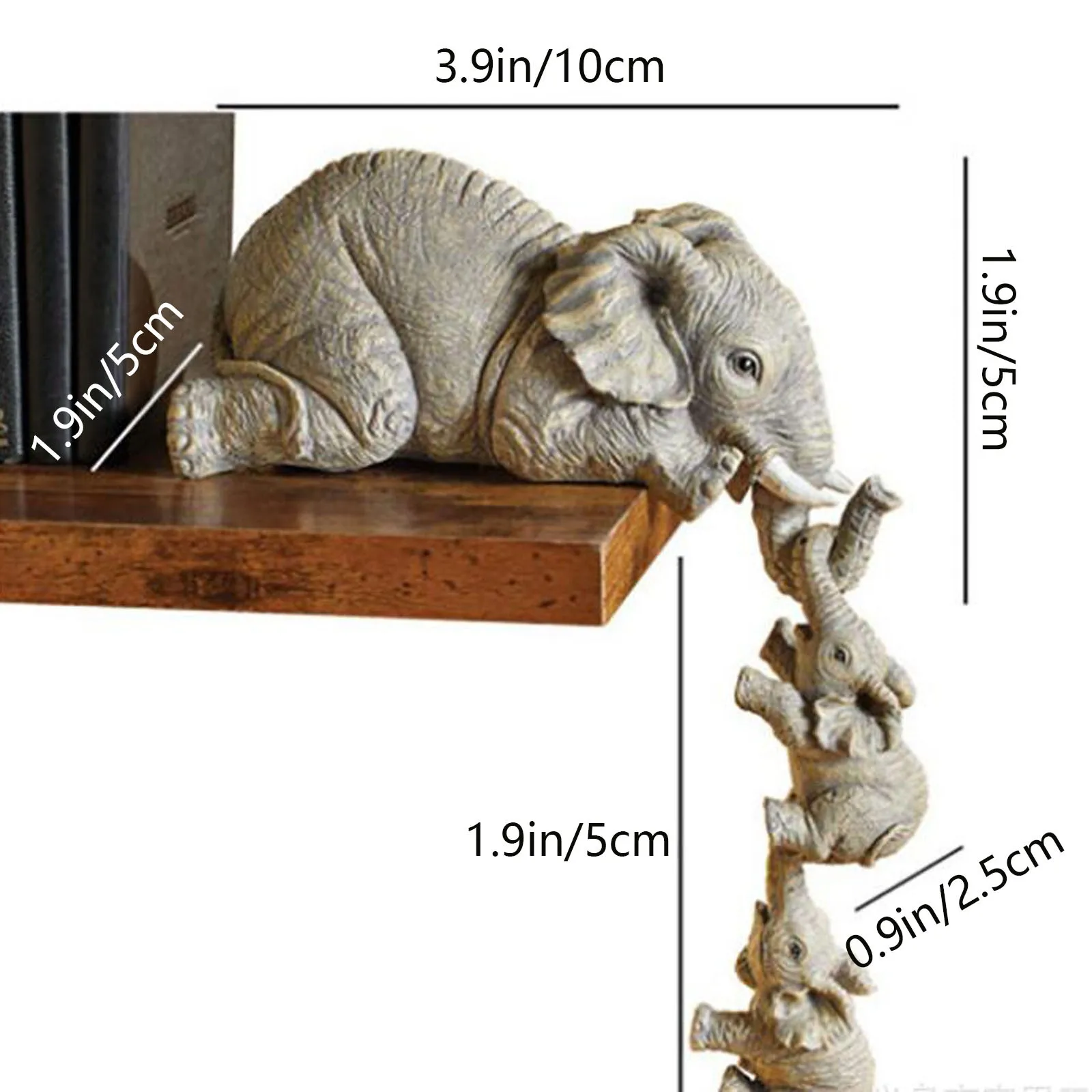 

Cute Elephant Statue Figurines Collection Craft Gift Home Garden Decoration Micro Landscape Ornament Desktop Decorations#g3
