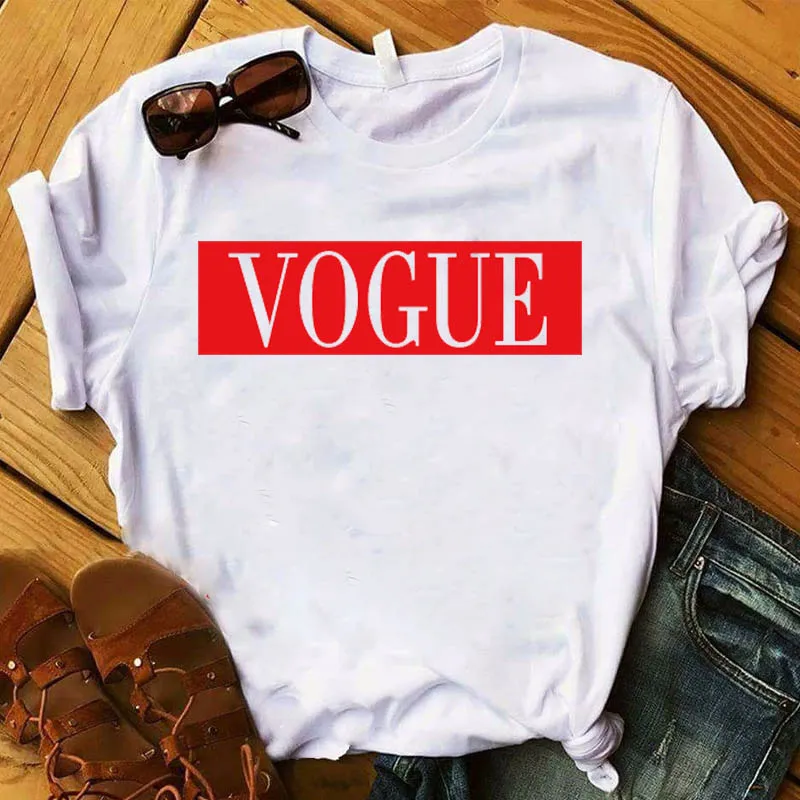

Women Lady T Shirt Nothing Flower Printed Tshirt Ladies Short Sleeve Loose Tee Shirt Women Female Tops Clothes Graphic T-shirt
