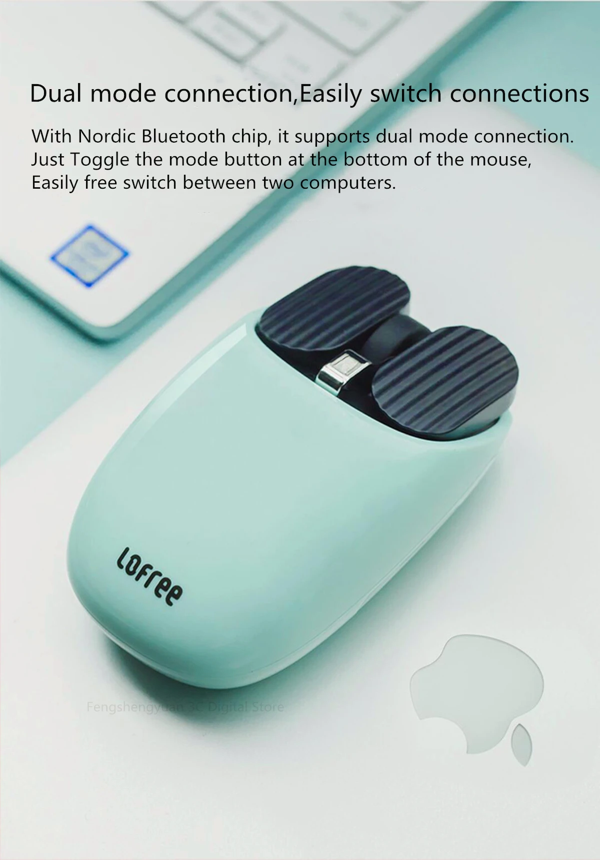 LOFREE/Lofie MAUS картофельный чип жеста Bluetooth мышь модная домашняя офисная беспроводная компьютерная мышь, EP115-3S