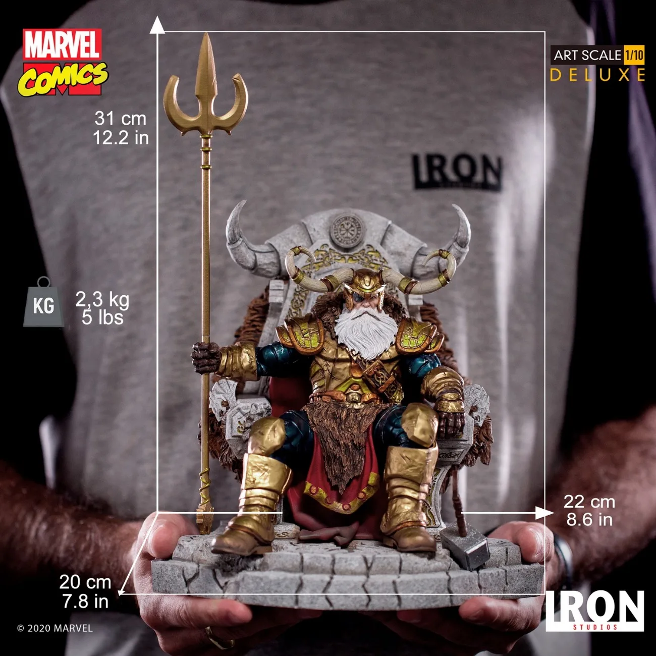 

IRON STUDIOS Brazil Factory 1/10 Asgard King of Gods Odin Odin Spot