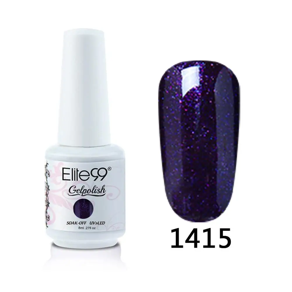 1415 Elite99 8 мл Гель-лак для ногтей Vernis Полупостоянный лак для ногтей УФ-гель лак для ногтей эмаль для маникюра Лак для ногтей - Цвет: 1415