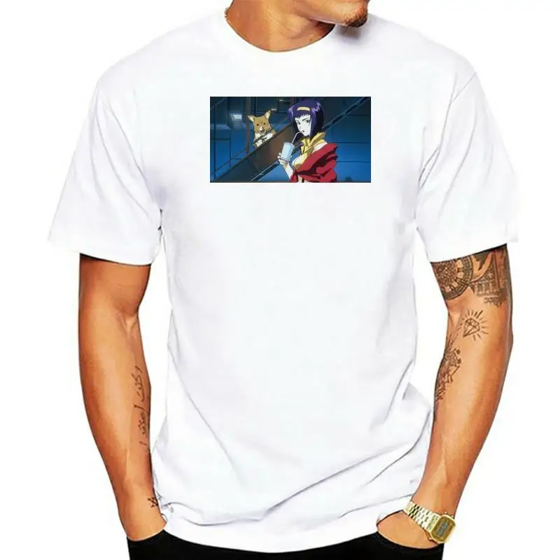 

Футболка Cowboy Bebop Faye, серая, на День святого Валентина