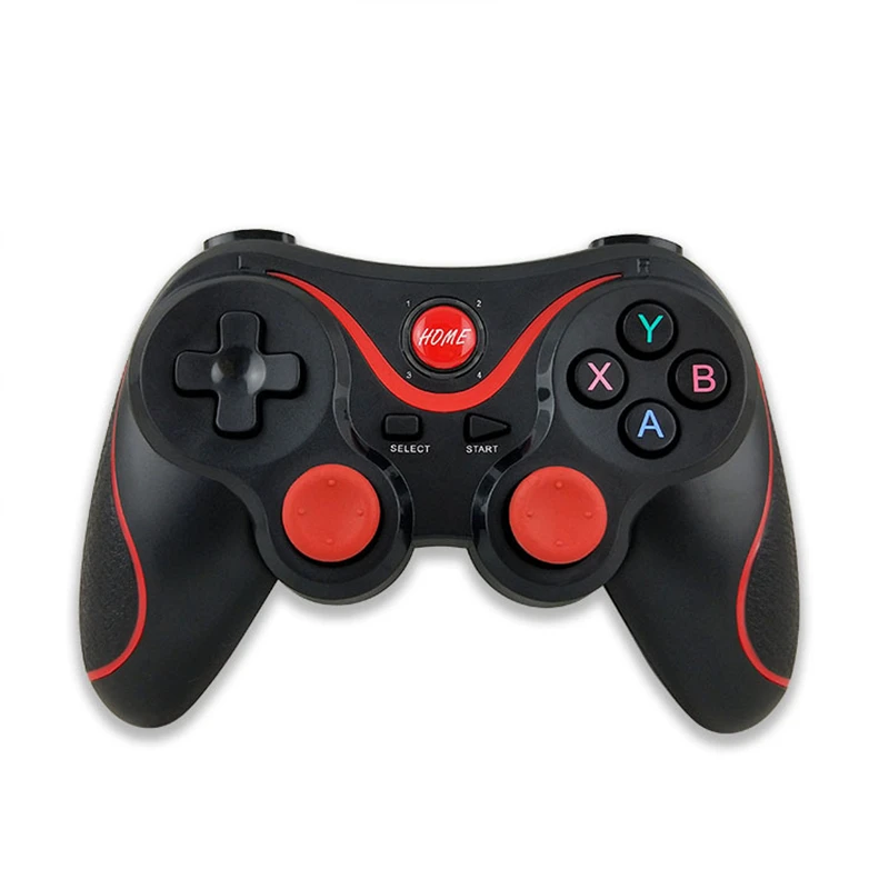 

T3 Bluetooth 4.0 Gamepad Joystick For Android Wireless Gaming Controller for iOS Phone PC Android Smartphone STB PS3 With Holder