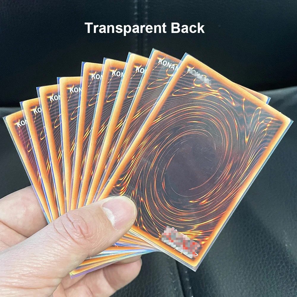 200pcs/lot Rainbow Foil YGO Transparent Laser Clear Sleeves Korea Idol Photo Holographic Protector Trading Cards Shield Cover | Спорт и