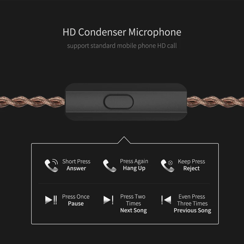 Гибридные наушники с 12 драйверами 2DD + 10BA настоящие HiFi стерео басовые для iPhone Xiaomi