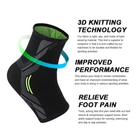 1 pcs ankle brace compression support sleeve elastic breathable for injury recovery joint pain basket femme foot sports socks