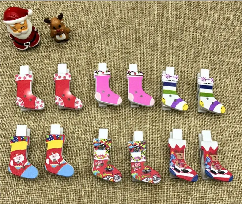 12 шт. декоративные зажимы для рождественских чулок|Кулоны и подвески| |