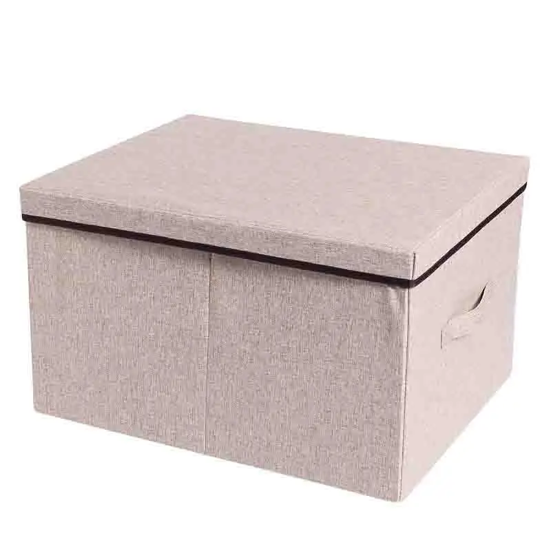 

cotton linen Fabric folding storage box Kids Toy organizer for Home Closet Bedroom Drawers S6S11L38
