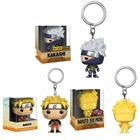 Японское аниме нарутос Какаши Карманный Брелок виниловые фигурки героев Коллекция Модель игрушки для детей подарок на день рождения