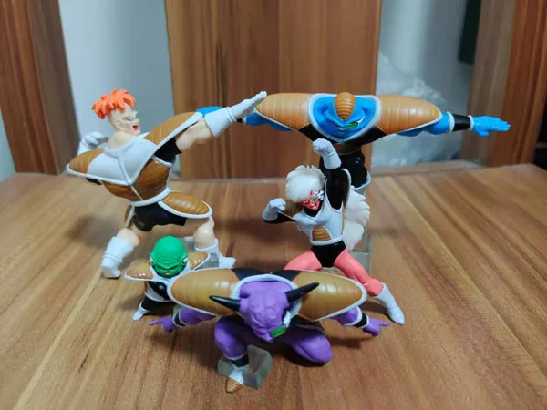 Bandai dragon ball figura de ação hg gacha ginyu força um conjunto de cinco raros fora-de-impressão ornamento modelo brinquedos