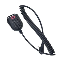 walkie talkie microphone speaker for baofeng uv 5r bf 888s ptt handheld mini mic k port ham radio walkie talkie accessories