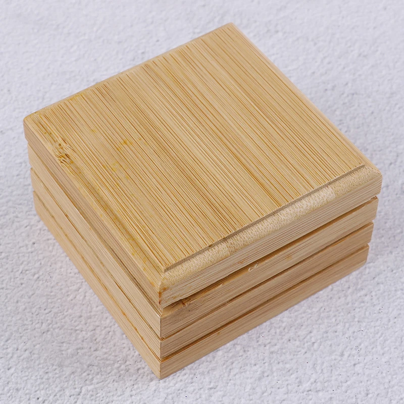

Bamboo Soap Dish Wooden Soap Tray Holder Storage Soap Rack Plate Box Container