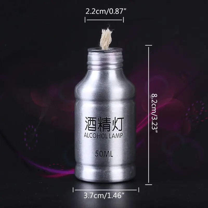 Портативный Мини 50 мл Алюминий сплав лампа горелки для спирта оборудование