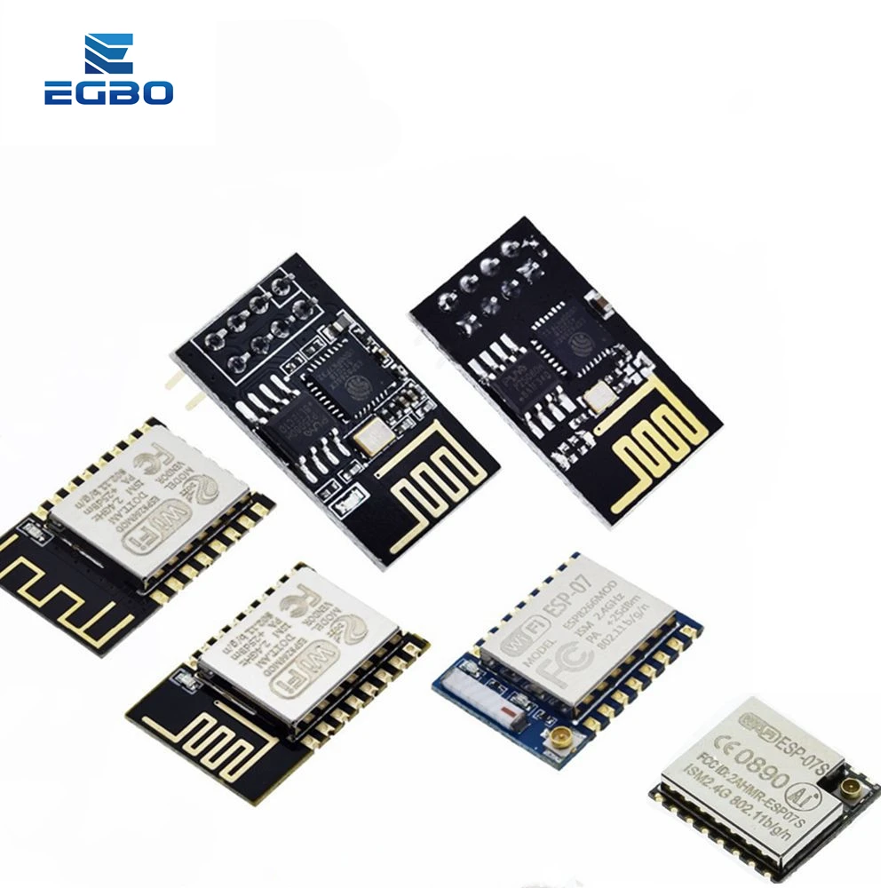 EGBO ESP8266 ESP-01 ESP-01S ESP-07 ESP-12 ESP-12E ESP-12F ESP-07SWIFI беспроводной модуль приемопередатчик для