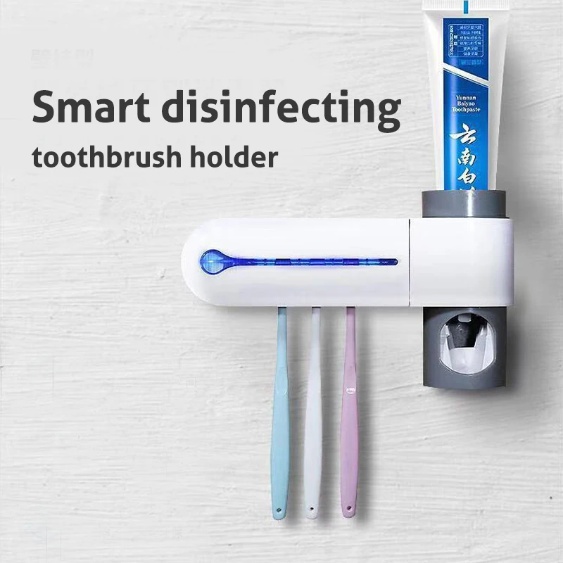 3 в 1 многофункциональная ультрафиолетовая зубная щетка стерилизатор для