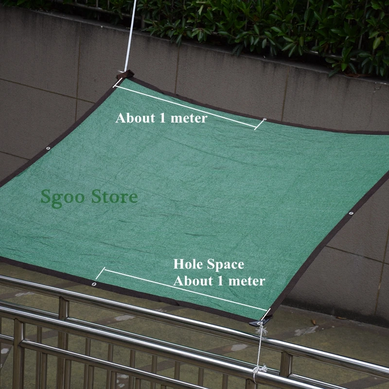 Anti-UV HDPE Green Sun Shading Net Outdoor Sunshade Garden Shelter Canopy Succulent Plant Gazebo Balcony Shade Netting Cloth | Дом и сад