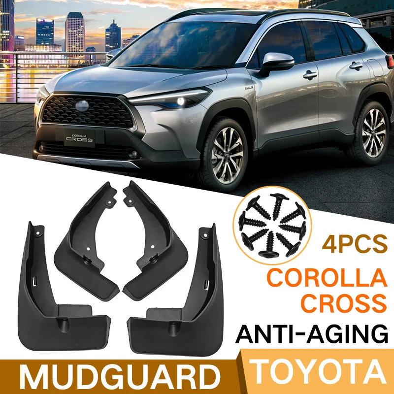 

4 шт., брызговики для Toyota Corolla Cross 2020 ABS