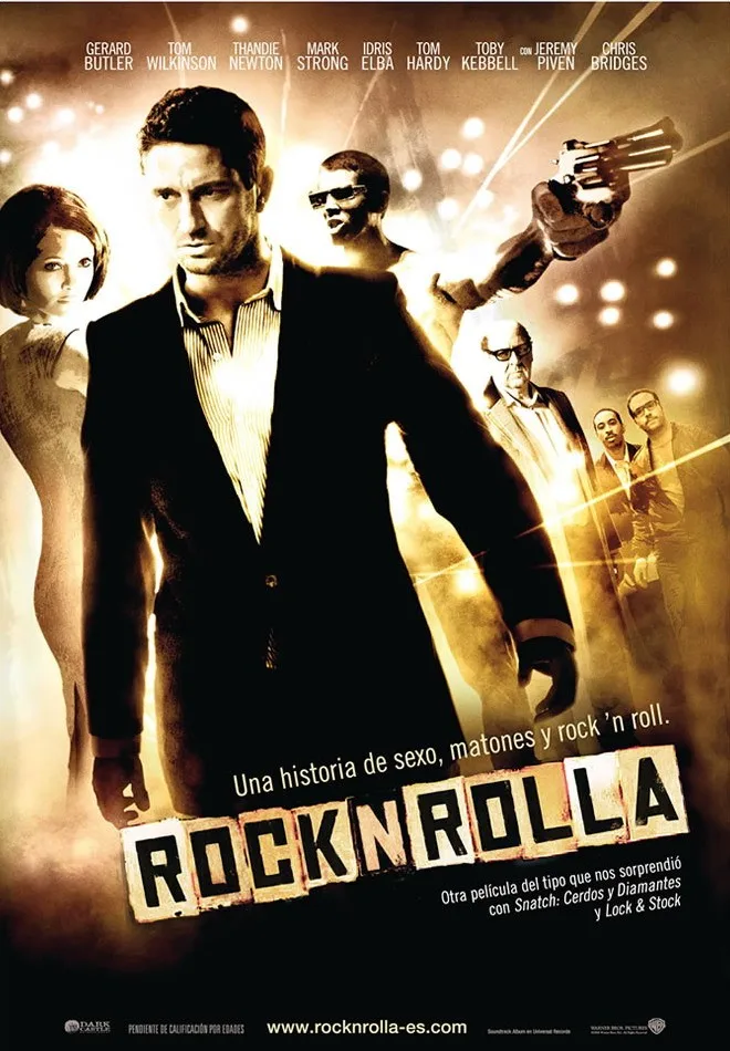 

Популярный редкий фильм RocknRolla 2008 художественный Шелковый плакат настенное искусство домашняя декоративная живопись