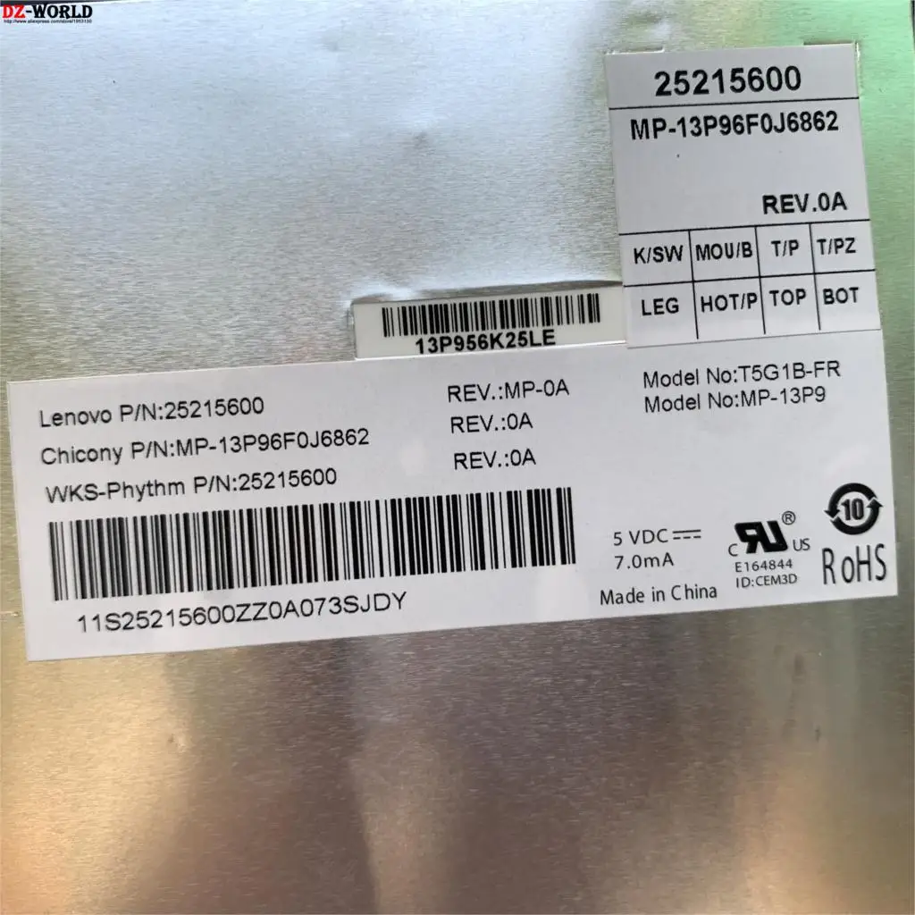 Новая Французская клавиатура для ноутбука с подсветкой Lenovo 500-14см фотография Φ 80