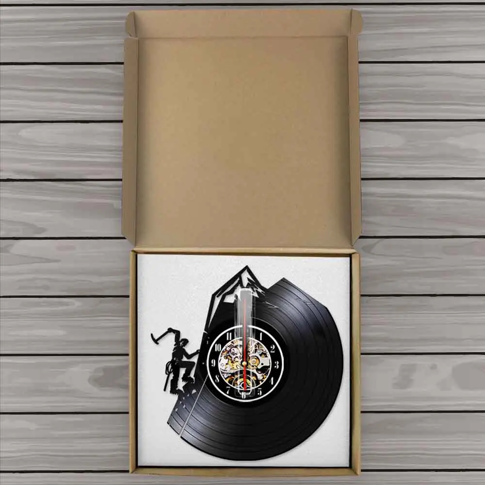 Настенные часы для скалолазания виниловые дизайнерские художественные