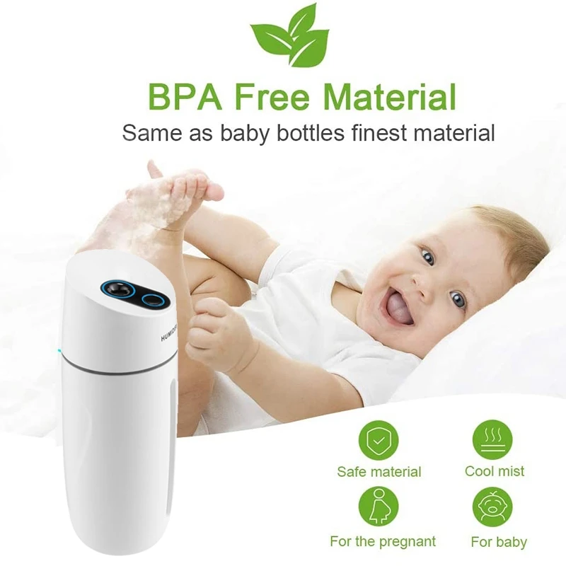 

260Ml Portable Mini Air Humidifier Cool Mist Mute Humidifier USB Personal Desktop Aromatherapy Machine for Home Car