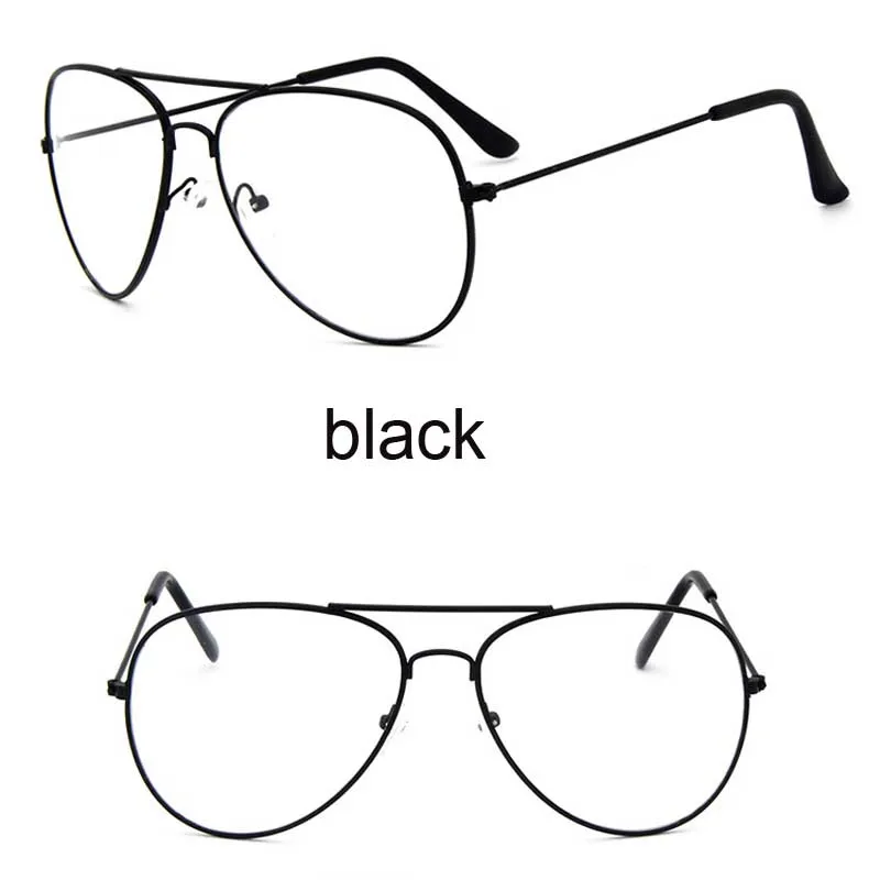 Модные прозрачные очки женские для зрения оправа близорукость Lunette женские Oculos негабаритные прозрачные очки пилота поддельные очки