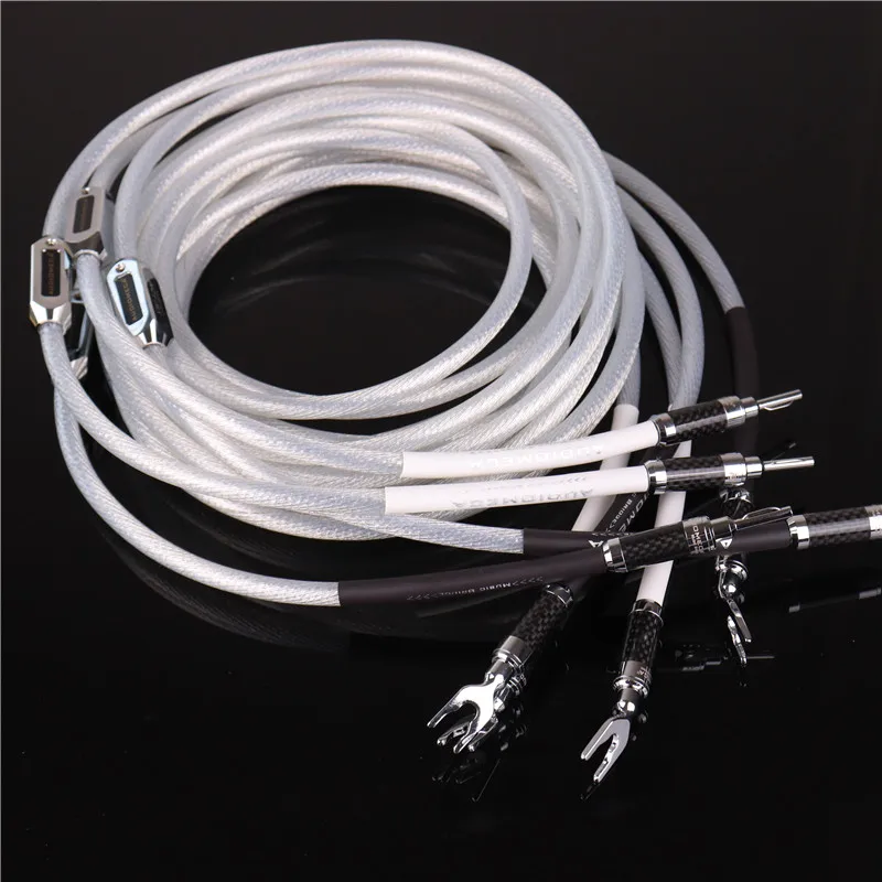 Audiomeca hifi акустический кабель с одним кристаллом медный посеребренный проводник