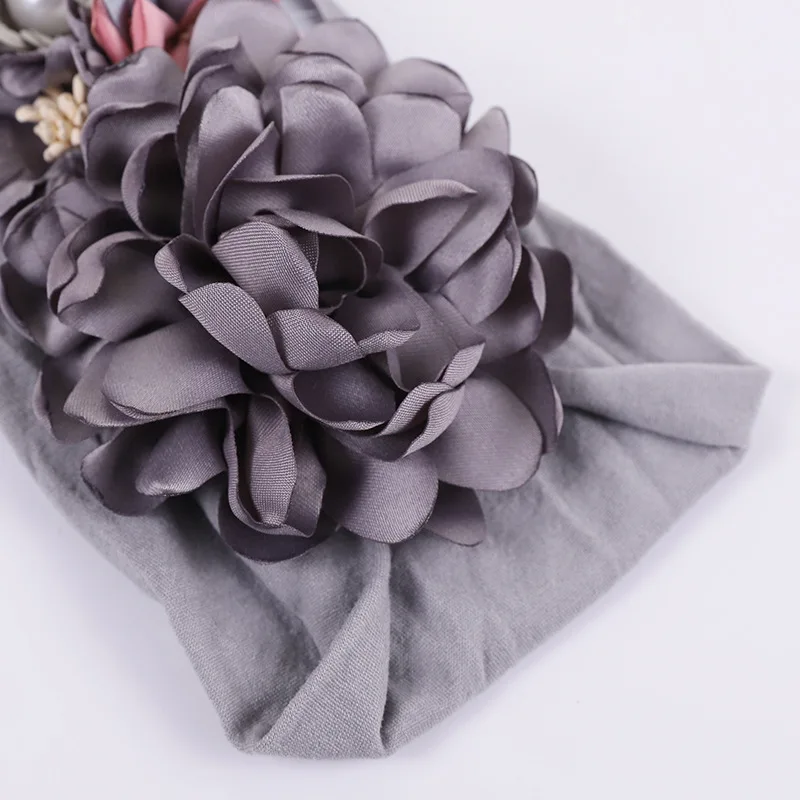 Детская нейлоновая повязка на голову новорожденный прекрасный поддельный