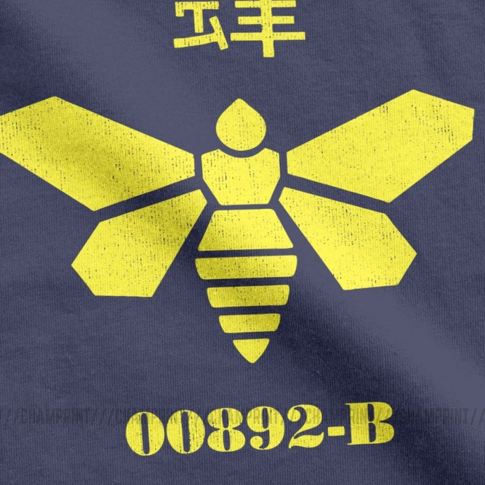 Мужская футболка Methylamine Breaking Bad Moths белая с короткими рукавами и круглым вырезом