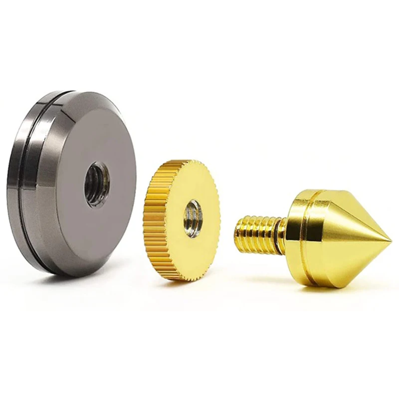 

12 Pair Mini Portable o Speaker Spikes Speakers Repair Parts DIY Speaker Stand Shock Pin Nails and Pads Accessories