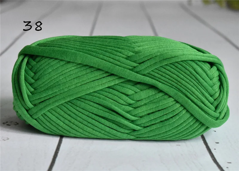 38 1pc 100 г/шар плотная ткань полоса Пряжа Ремесло для ручная вязка крючком DIY подушка одеяло ткань полоса для сумок - Цвет: 38 1pc