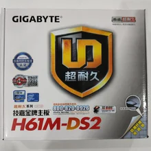 original Desktop Motherboard for GIGABYTE GA-H61M-DS2 for H61 Socket LGA 1155 i3 i5 i7 DDR3 16G uATX Original H61M-DS2 PC