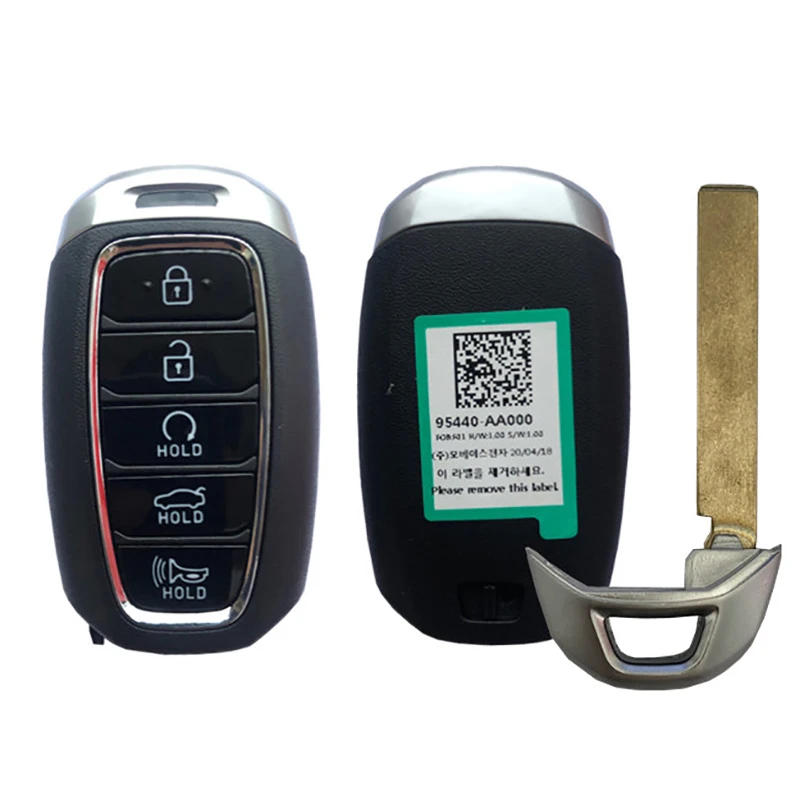 

CN020141 95440-AA000 AA000 5 кнопок для Hyundai Avante CN7 умный Автомобильный ключ дистанционного управления Замена 433 МГц оригинал