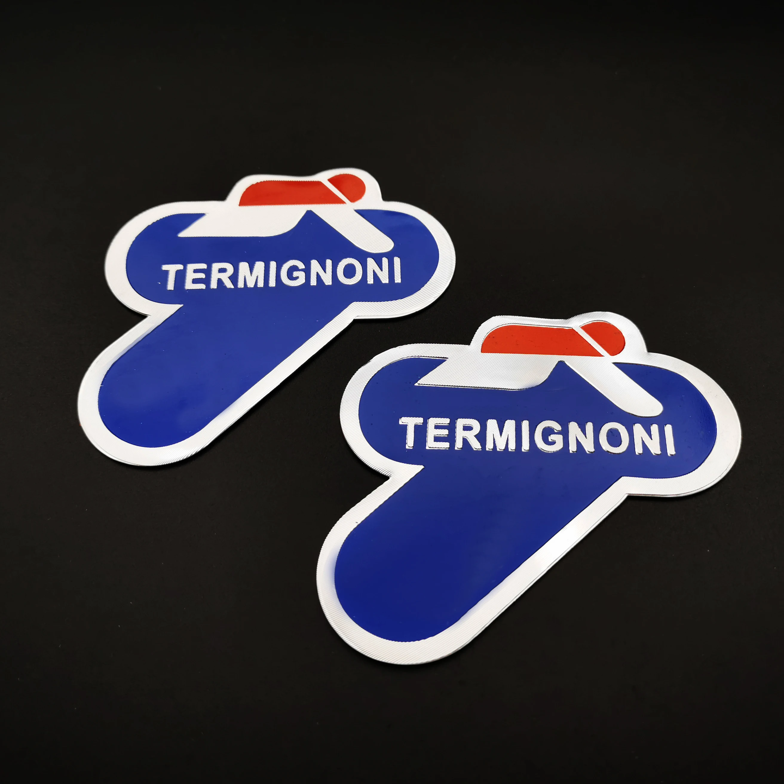 Новое поступление Алюминиевые наклейки на выхлопные трубы мотоцикла 2