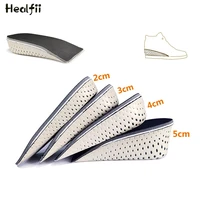 memory foam height increase invisible insoles 2 3 4 5 cm sports comfortable full cushion inner booster half cushion for unisex